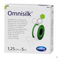 Sie sehen eine Packung Fixierpflaster Omnisilk 5mx 1,25cm 1st, Produktbild: 03 Fixierpflaster Omnisilk 5mx 1,25cm 1st, A-Nr.: 1566100 - 03