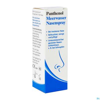 Nasen Spray Panthenol Meerwasser 20ml, A-Nr.: 3912210 - 02