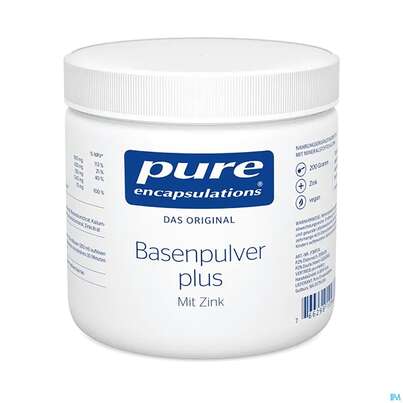 Sie sehen eine Packung Pure Encapsulations Basenpulver Plus 200g, Produktbild: 02 Pure Encapsulations Basenpulver Plus 200g, A-Nr.: 3156978 - 02