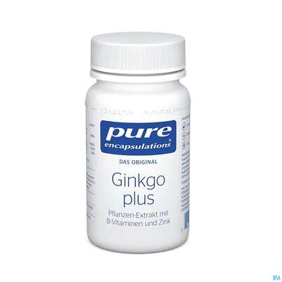 Sie sehen eine Packung Pure Encapsulations Ginkgo Plus 60 Kapseln, Produktbild: 02 Pure Encapsulations Ginkgo Plus 60 Kapseln, A-Nr.: 5228245 - 02