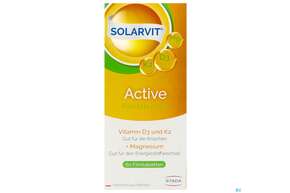 Sie sehen eine Packung D3 Tabl Solarvit K2 Magn.active 60st, Produktbild: 01 D3 Tabl Solarvit K2 Magn.active 60st, A-Nr.: 5205770 - 01