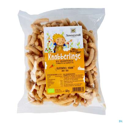 Sie sehen eine Packung Sonnentor Biobengelchen Knabberlinge Snacks Bio 00966 50g, Produktbild: 03 Sonnentor Biobengelchen Knabberlinge Snacks Bio 00966 50g, A-Nr.: 4356917 - 03