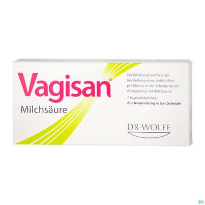 Vagisan Milchsaeure Vaginalzaepfchen 7st, A-Nr.: 4089474 - 02