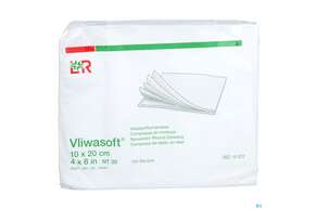 Vlieskompressen Vliwasoft 6fach/unsteril Lose 10x 20cm 100st, A-Nr.: 1372821 - 01