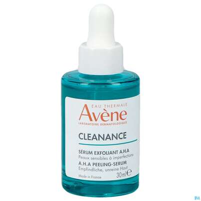 Sie sehen eine Packung Avene Cleanance A.h.a Serum 30ml, Produktbild: 10 Avene Cleanance A.h.a Serum 30ml, A-Nr.: 5799634 - 10