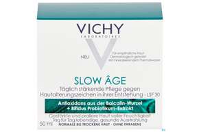 Sie sehen eine Packung Vichy Slow Age Creme Lsf30 50ml, Produktbild: 01 Vichy Slow Age Creme Lsf30 50ml, A-Nr.: 4613515 - 01