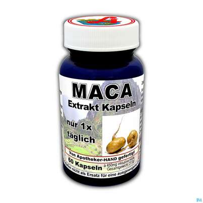 Maca Kapseln -extrakt 400mg 60st, A-Nr.: 4136297 - 02