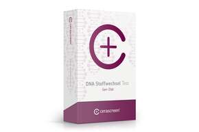 Sie sehen eine Packung cerascreen DNA Stoffwechsel Test, Produktbild: 01 cerascreen DNA Stoffwechsel Test, A-Nr.: 5638523 - 01