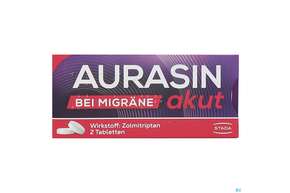 Aurasin Akut Tabl 2,5mg 2st, A-Nr.: 4987262 - 01