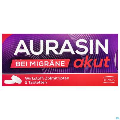 Aurasin Akut Tabl 2,5mg 2st, A-Nr.: 4987262 - 02