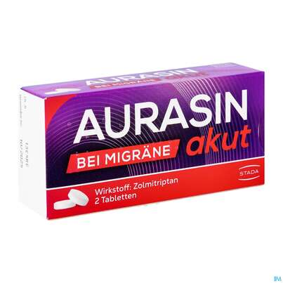 Aurasin Akut Tabl 2,5mg 2st, A-Nr.: 4987262 - 03