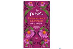 Bio Pukka Holunderbeere &amp;amp; Echinacea 20 Filterbeutel, A-Nr.: 4407922 - 01