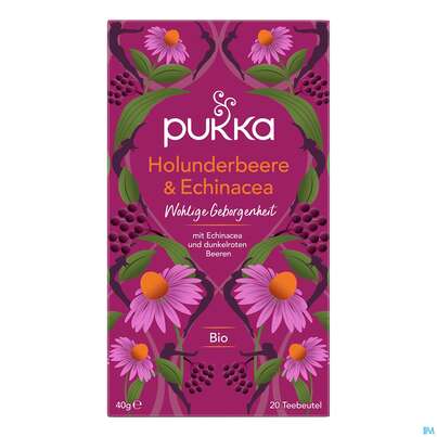 Bio Pukka Holunderbeere &amp; Echinacea 20 Filterbeutel, A-Nr.: 4407922 - 02