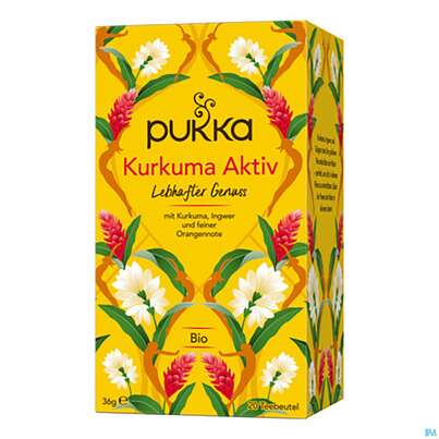 Bio Pukka Kurkuma Aktiv 20 Filterbeutel, A-Nr.: 4356780 - 01