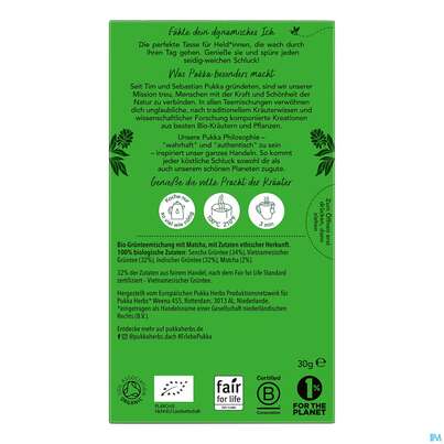 Bio Pukka Matcha Green 20 Filterbeutel, A-Nr.: 4407810 - 02