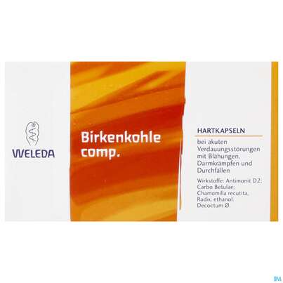 Birkenkohle Cp-weleda Kapseln 20st, A-Nr.: 3576485 - 01