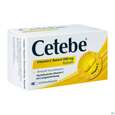 Sie sehen eine Packung Cetebe Vitamin C -retard Kapseln 500mg 60st, Produktbild: 02 Cetebe Vitamin C -retard Kapseln 500mg 60st, A-Nr.: 1334022 - 02