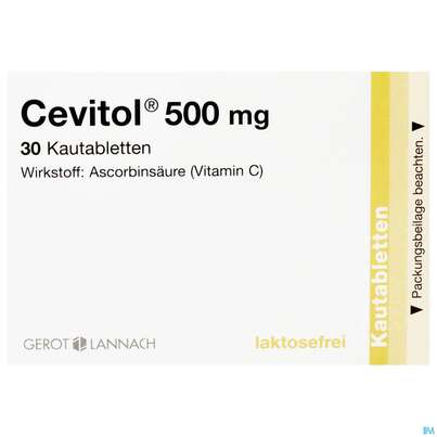 Cevitol Kautalb 500mg 30st, A-Nr.: 0088012 - 01