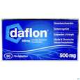 Sie sehen eine Packung Daflon Filmtabl 500mg 30st, Produktbild: 01 Daflon Filmtabl 500mg 30st, A-Nr.: 1287400 - 01