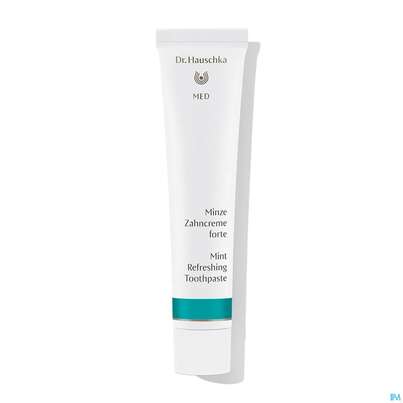 Sie sehen eine Packung Dr. Hauschka Minze Zahncreme Forte 75ml, Produktbild: 03 Dr. Hauschka Minze Zahncreme Forte 75ml, A-Nr.: 3412826 - 03