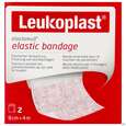 Sie sehen eine Packung Elastische Binden Elastomull/leukoplast Einzeln Verpackt 4mx 8cm 2st, Produktbild: 01 Elastische Binden Elastomull/leukoplast Einzeln Verpackt 4mx 8cm 2st, A-Nr.: 4757906 - 01