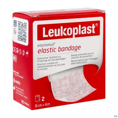 Elastische Binden Elastomull/leukoplast Einzeln Verpackt 4mx 8cm 2st, A-Nr.: 4757906 - 02