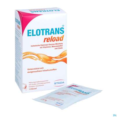 Elotrans Reload Pulver Z.herst.einer Trinkloesung 15st, A-Nr.: 5724406 - 07