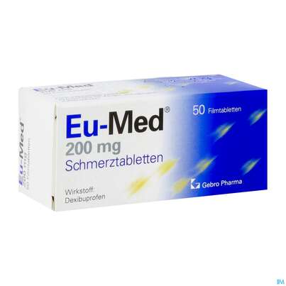 Eu-med Schmerztabl 200mg 50st, A-Nr.: 2442676 - 02