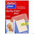 Sie sehen eine Packung Wundpflaster Gota-film Wasserfest 3,8x 3,8cm 20st, Produktbild: 01 Wundpflaster Gota-film Wasserfest 3,8x 3,8cm 20st, A-Nr.: 3472975 - 01