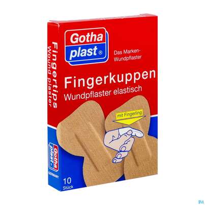 Wundpflaster -gothaplast Fingerkuppen Elastisch +fingerling 10st, A-Nr.: 3425964 - 02