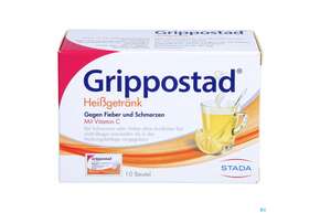 Grippostad Heissgetraenk Pulver Beutel 10st, A-Nr.: 2436730 - 01