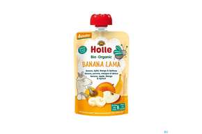 Holle Demeter Bio Fruechtepueree Ab 1 Jahr Banana Lama Banane Apfel/mango/apriko 100g, A-Nr.: 5080765 - 01