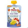 Sie sehen eine Packung Holle Demeter Bio Fruechtepueree Ab 1 Jahr Bio Blue Bird Apfel/heidelbeer/hafer 100g, Produktbild: 03 Holle Demeter Bio Fruechtepueree Ab 1 Jahr Bio Blue Bird Apfel/heidelbeer/hafer 100g, A-Nr.: 5080802 - 03