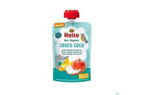 Holle Demeter Bio Fruechtepueree Ab 1 Jahr Croco Coco Apfel/mango/kokusnuss 100g, A-Nr.: 5080713 - 01