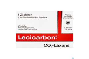 Lecicarbon Zaepfchen 6st, A-Nr.: 0031294 - 01