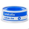 Sie sehen eine Packung Wundpflaster Leukofix Rollenpflaster 5mx 1,25cm 0212100 1st, Produktbild: 01 Wundpflaster Leukofix Rollenpflaster 5mx 1,25cm 0212100 1st, A-Nr.: 0451369 - 01