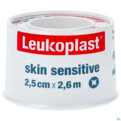 Sie sehen eine Packung Rollenpflaster Leukoplast Skin Sensitive Fixierverband Silikon Spule 2,5cmx 2,6m 76173 1st, Produktbild: 01 Rollenpflaster Leukoplast Skin Sensitive Fixierverband Silikon Spule 2,5cmx 2,6m 76173 1st, A-Nr.: 5109865 - 01