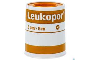 Wundpflaster Leukopor Rollenpflaster 5mx 5cm 0247400 1st, A-Nr.: 5020556 - 01