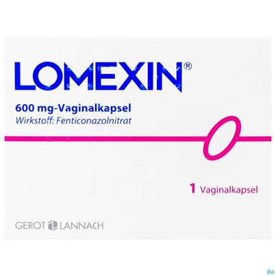 Lomexin Vaginalkapseln 600mg 1st, A-Nr.: 1344457 - 01