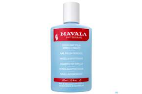 Sie sehen eine Packung Mavala Nagellackentferner Blau 100ml, Produktbild: 01 Mavala Nagellackentferner Blau 100ml, A-Nr.: 3054367 - 01