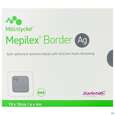 Sie sehen eine Packung Wundverband Mepilex Silikon Border/ag 10x 10cm 5st, Produktbild: 01 Wundverband Mepilex Silikon Border/ag 10x 10cm 5st, A-Nr.: 3847725 - 01