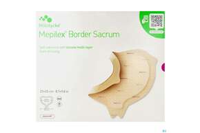 Schaumverband Mepilex/silikon Border Sacrum +haftrand 22x 25cm 5st, A-Nr.: 4870962 - 01