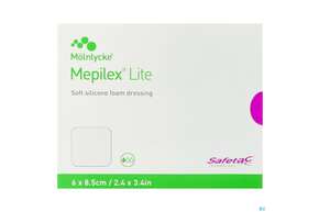 Wundverband Mepilex Silikon Lite 6x 8,5cm 5st, A-Nr.: 2829889 - 01