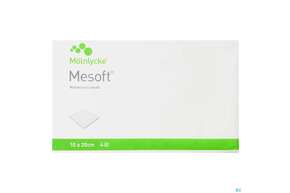 Vlieskompressen Mesoft Unsteril 10x 20cm 100st, A-Nr.: 1652236 - 01