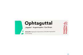 Ophtaguttal-agepha Augentropfen 10ml, A-Nr.: 0040100 - 01