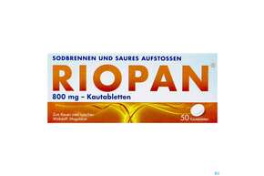 Riopan Kautabl 800mg 50st, A-Nr.: 1255009 - 01