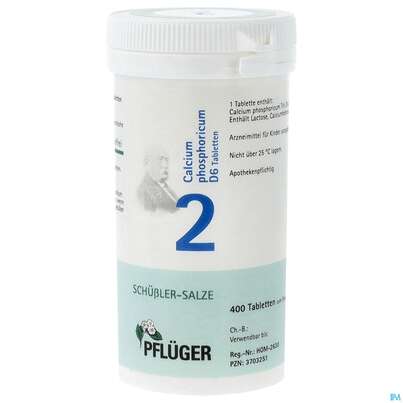 Schuess 2 Calc Phos D 6 Pflu 100g, A-Nr.: 3703251 - 01