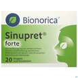 Sie sehen eine Packung Sinupret Drag Forte 20st, Produktbild: 01 Sinupret Drag Forte 20st, A-Nr.: 1343452 - 01