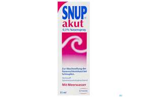 Snup Akut Nasenspray 0,1% 15ml, A-Nr.: 3900750 - 01