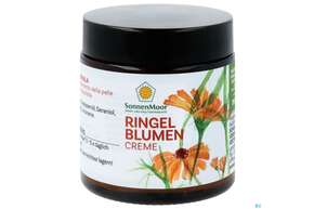 Sie sehen eine Packung Ringelblumen Creme Sonnenmoor 90g, Produktbild: 01 Ringelblumen Creme Sonnenmoor 90g, A-Nr.: 5106269 - 01